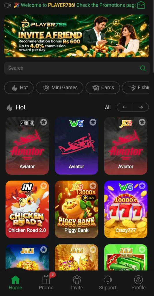 PLAYER786 GAME